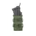 5 - Одинарний пластиковий підсумок під магазини AK\AR. Cordura 1000D. Molle. Олива