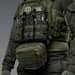 3 - Одинарний пластиковий підсумок під магазини AK\AR. Cordura 1000D. Molle. Олива