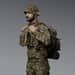 5 - Одинарний закритий підсумок під магазини AK\AR. Cordura 500D. Molle. Мультикам